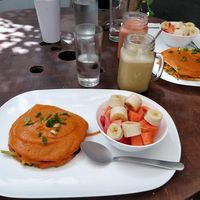 Scrambled tofu at Mantras - San Pedro in San Pedro