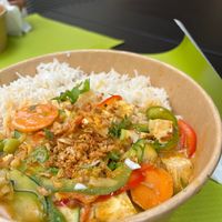 Saté tofu at PokeWok Asian Street Food in Beausoleil