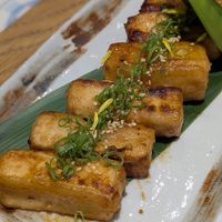 Tofu steak at Itadaku in Dubai
