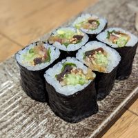 Veggie sushi at Itadaku in Dubai