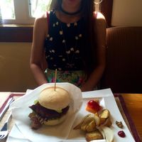 BURGER!  at Vege Cafe Lotus in Toyohashi