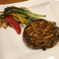 Vegan burguer at Vege Cafe Lotus in Toyohashi