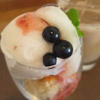 (Straw)berry dessert at Vege Cafe Lotus in Toyohashi