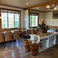 inside the cafe at Vege Cafe Lotus in Toyohashi