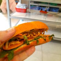my vegan banh mi at Bánh Mì Chay Tốt - 1315 Hoàng Sa in Ho Chi Minh City