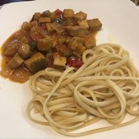 Tofu agridulce  at Shangri-La in Ourense