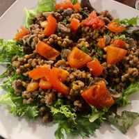 Ensalada templada de lentellas  at Shangri-La in Ourense