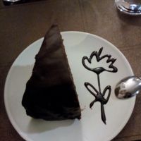 Tarta Sacher vegan at Shangri-La in Ourense