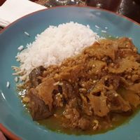 Fricandó de seitán at Shangri-La in Ourense