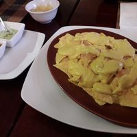 Nachos veganos at Shangri-La in Ourense