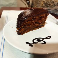 Tarta Sacher at Shangri-La in Ourense