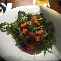 Warm Asian salad - unfortunately overly sweet at Pygmalion Restaurant in Sneem