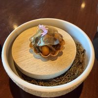 mushroom canape   at Coteau in Quebec City