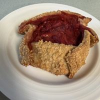 petite strawberry galette  at Good & Friendly Kitchen in Petaluma