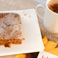 Veganer Karotten-Kuchen at Milton in Salzburg