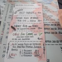 Menu at Höllsteiner Hof in Steinen