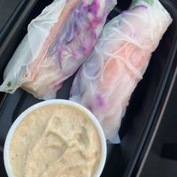 Summer (spring?) rolls  at Thyme and Tonic in New York City