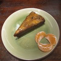 Vegan carrot cake at Mood Food Energy Cafe in Yangshuo