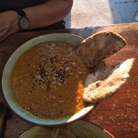 Vegan Indian dahl at Mood Food Energy Cafe in Yangshuo