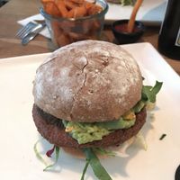 The Mexican burger  at Hamburgerei in Munich