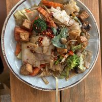Vegan Pad Kee Mao  at Rice Thai Eatery in South Lake Tahoe