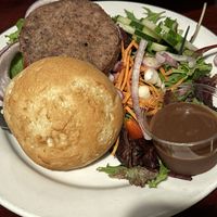 Taro burger   at Colleen's at The Cannery in Haiku