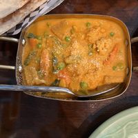 Vegan coconut curry  at Hariyali Express Indian Cuisine & Bar in Vancouver