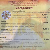Starters at Abessina in Gottingen