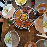 Vegan platter at Abessina in Gottingen