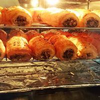 Delicious sausage roll at Mantra Lounge in Carlton