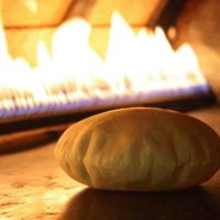 Yummy bread at Taboula in Cairo