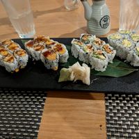 Sweet potato roll, avocado and peanut roll, avocado mango roll  at Mr LC Sushi Hibachi Asian Bistro in Dunedin