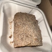 Vegan coffee cake   at Klaud's Kitchen in Sister Bay