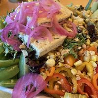 Buddha Bowl with tofu. July 2024 special.  at Portage Bay Cafe - South Lake Union in Seattle