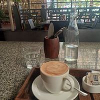 Coconut milk cappuccino at Kefi - A Lebanese Café and Bistro and Bar in Bardez