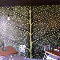 Nice wall painting at Casa Macro in Monterrey