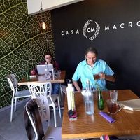 Nice spaces to eat at Casa Macro in Monterrey