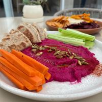 Beet Hummus  at Casa Macro in Monterrey