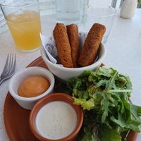 Tofu sticks at Casa Macro in Monterrey