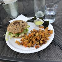 Fake tuna sandwich  at Casa Macro in Monterrey