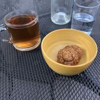 Yea and homemade granola cookies  at Casa Macro in Monterrey