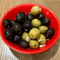 Spicy olives at Nando's - Mall of the Emirates in Dubai