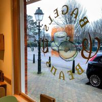 Window view   at Bagels & Beans - Statenkwartier in The Hague