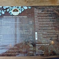 Menu at Grande Pizzeria @ The Space in Washington