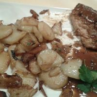 Soyaschnitzel schmeckt wie Schwamm!  at Cafe Central in Flensburg