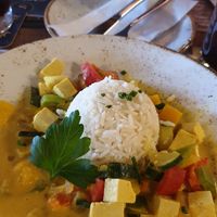 veganes gemüsecurry at Cafe Central in Flensburg