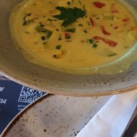 vegane currysuppe at Cafe Central in Flensburg
