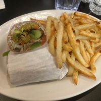 Deluxe vegan wrap at Fuel Cafe in Hicksville