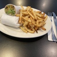 Vegan power wrap  at Fuel Cafe in Hicksville