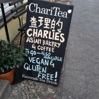 panel at Charlie's Vegan Food & Coffee in Berlin